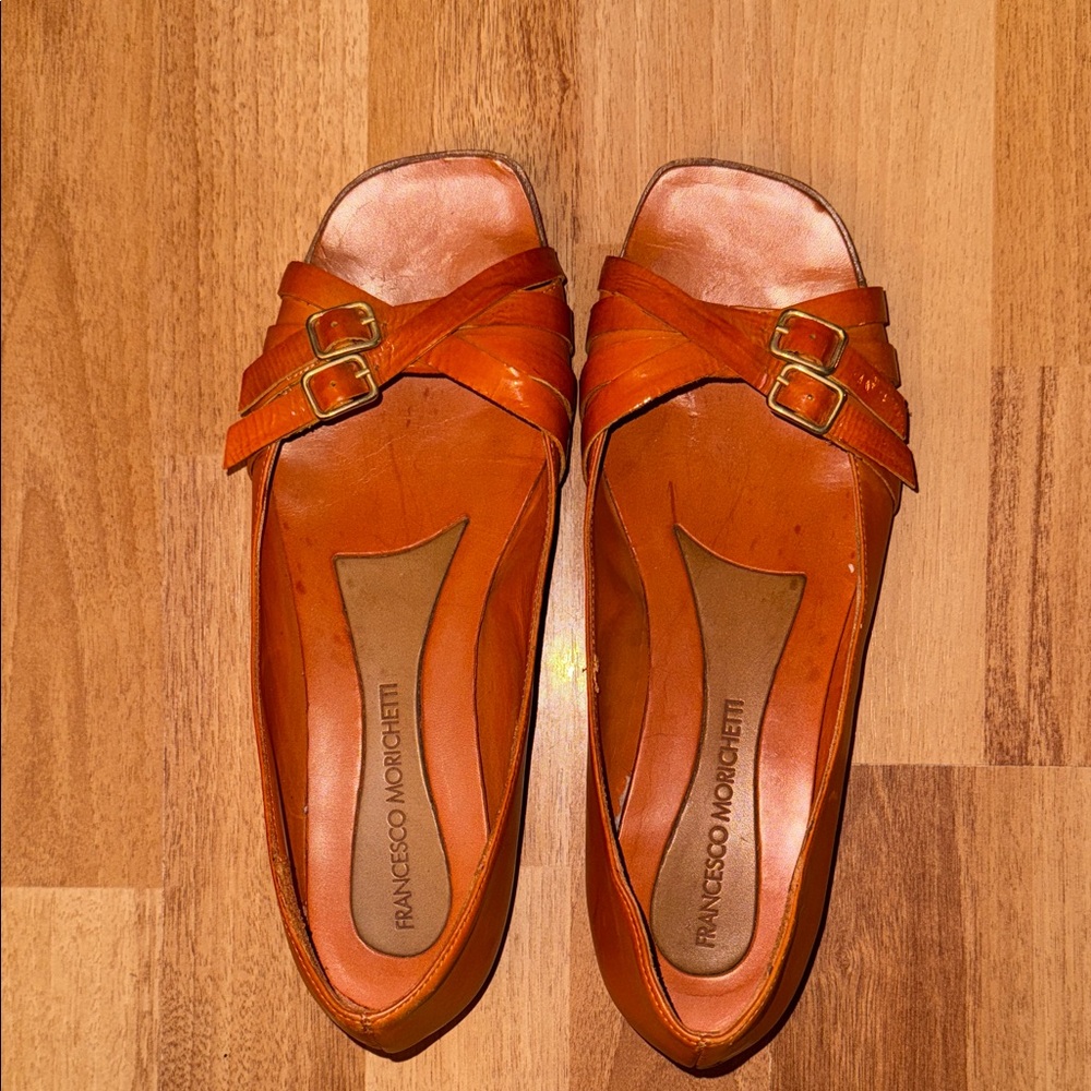 Women's Orange Flats
